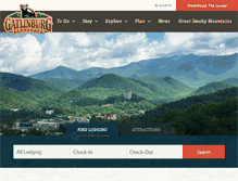 Tablet Screenshot of gatlinburg.com